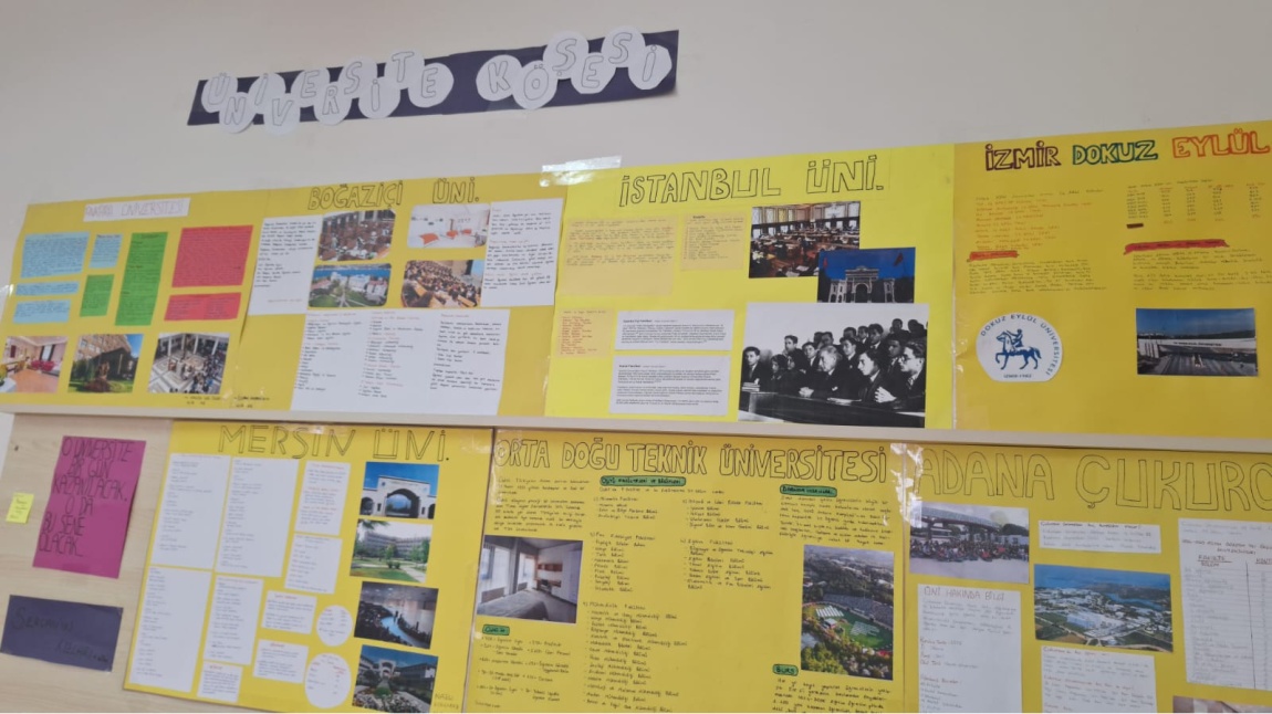 BİGEP Akademik Başarıyı Artırma Noktasında , okulumuzda YKS sınavına girecek öğrencilerimiz yönelik  motivasyon ve farkındalık oluşturmak için üniversite tanıtımları öğretmenlerimiz tarafından yapıldı.
